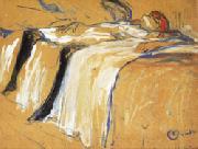 Henri De Toulouse-Lautrec Alone oil painting on canvas